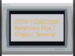 2711P-T12W22D9P PanelView Plus 7 ग्राफिक टर्मिनल