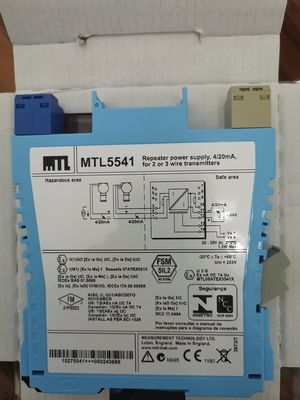 MTL5541/S -T पुनरावर्तक बिजली आपूर्ति 4/20mA, 2- या 3-तार ट्रांसमीटर
